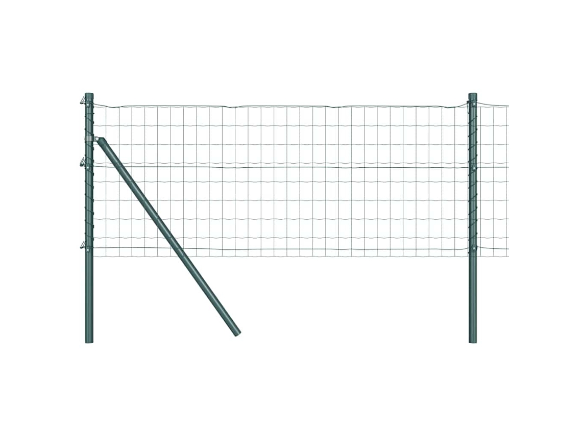 Cerca Com Poste Verde 0,4 X 50 M Aço E Pvc