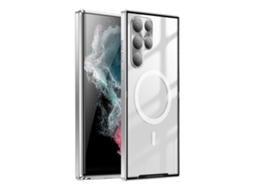 Capa De Celular De Metal Fosco Para Samsung Galaxy S22 Ultra