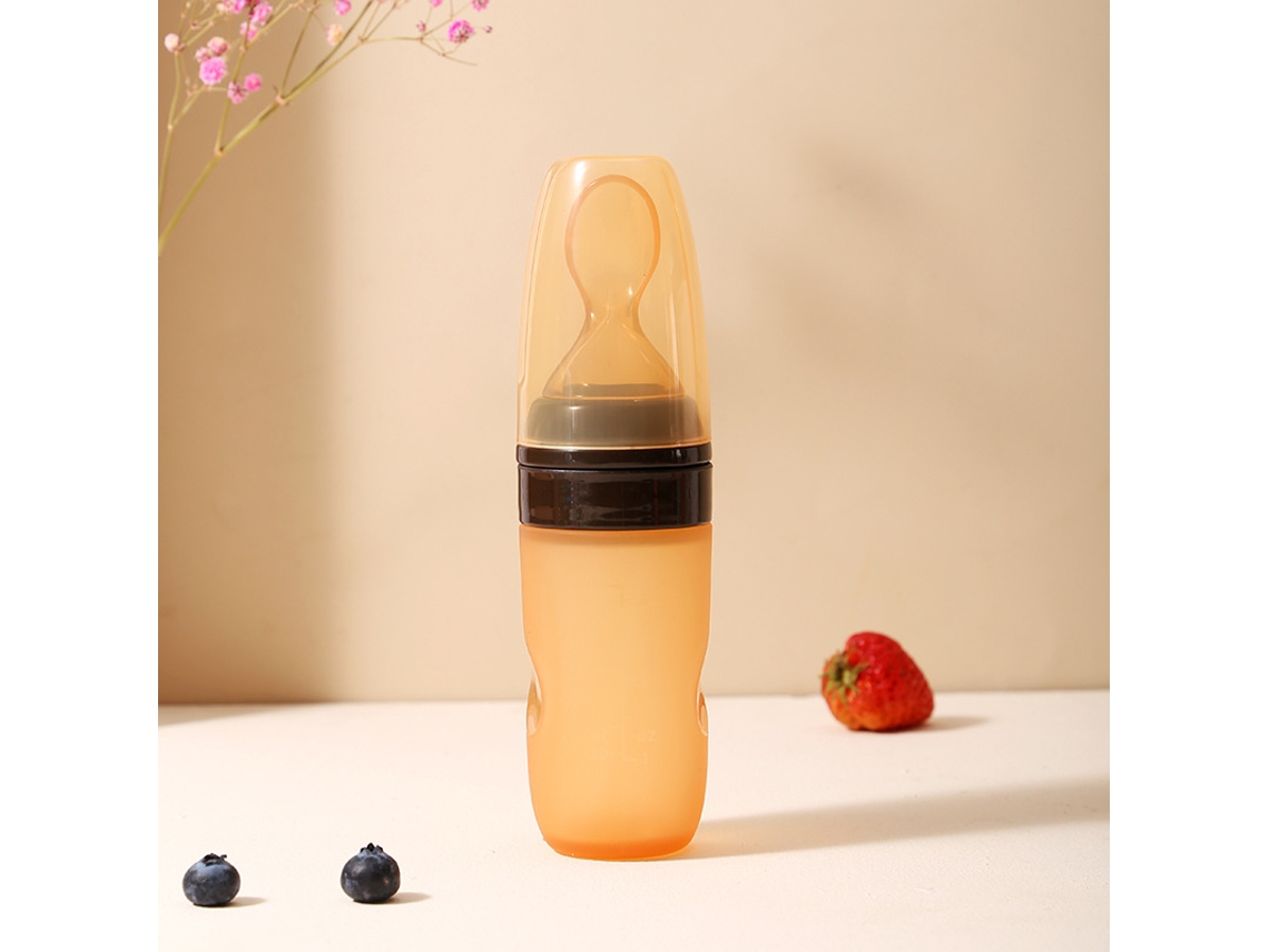 Colher de Silicone para Bebês, Adequada para Alimentação com Mamadeira e para o Treinamento da Alimentação do Bebê. MDUG