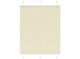 Vidaxl Creme Plissada Cega 110x100 Cm Largura Tecido 109,4cm Poliéster