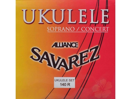 Savarez Conjunto de Cordas Ukulele Alliance Fibra Composta Kf Para Concerto De
