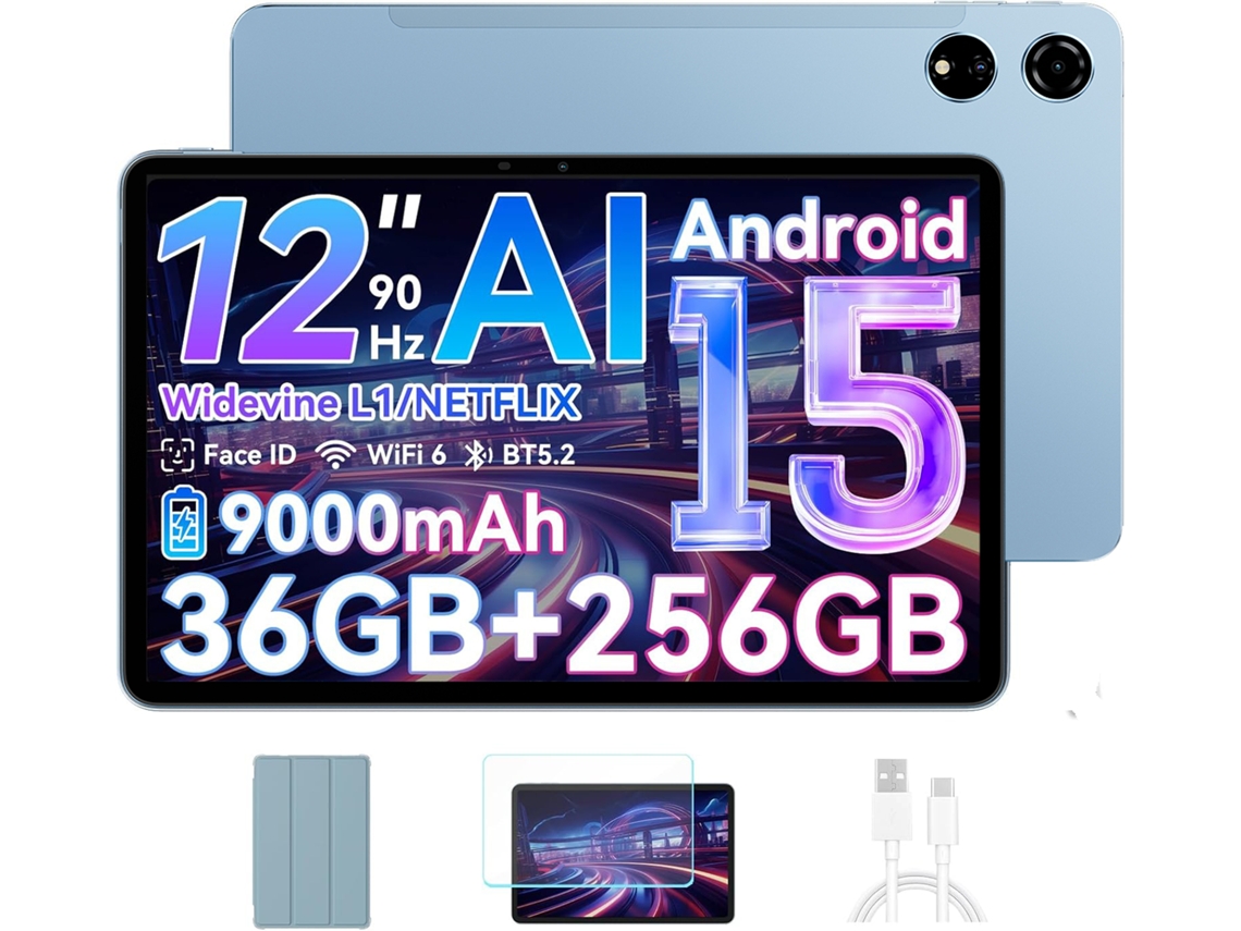 Tablet Blackview MEGA 3 (12'' - 36 GB - 256 GB - Azul)
