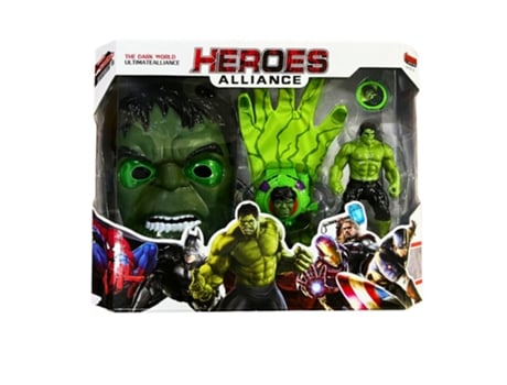 Caja De Accesorios Hã©roes Modelo Hombre Verde 25718 Innovatoysp25