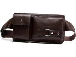 Pochete Masculina Para Atividades Ao Ar Livre Com Alça De Ombro, Estilo Vintage, Ideal Para Viagens, Caminhadas E Compras.