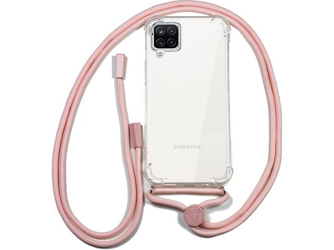 Capa para Samsung Galaxy A12 COOL Cordão Transparente