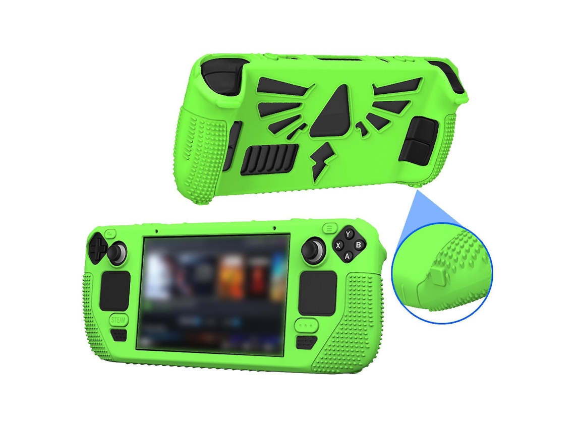 Para Steam Deck Game Console Para Shell Game Console Silicone Para Caso Com 4 Alegrias Hengjian