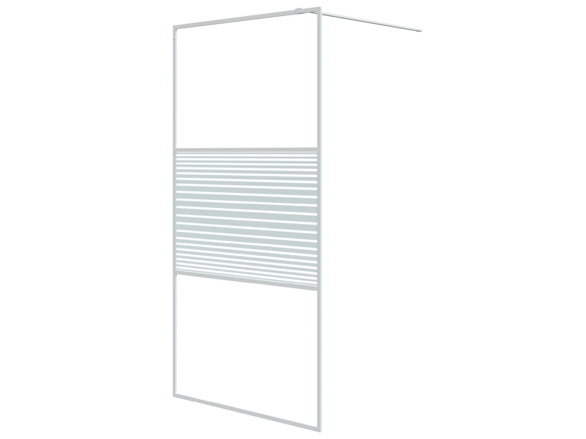 Shower Wall, Shower Walls Vidaxl Branco Vidro (100 X 195 Cm)