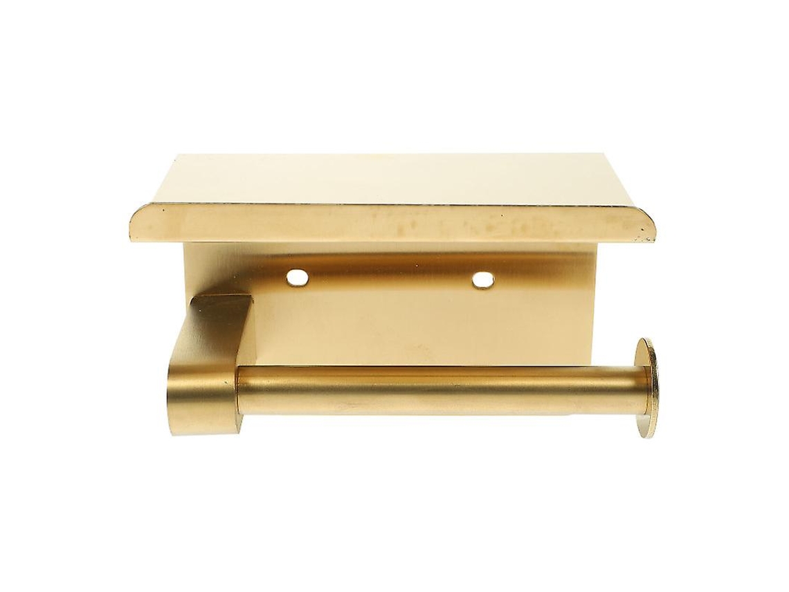 1pcs Suporte De Papel Higiênico Dourado