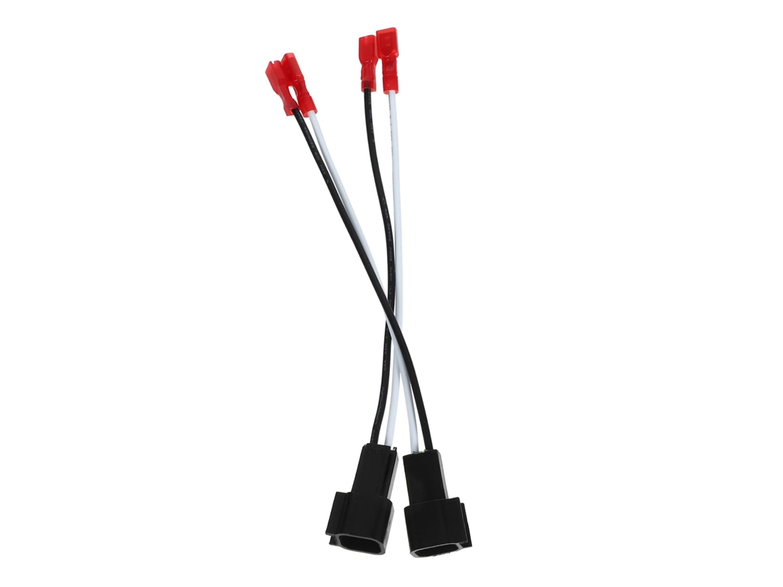 2 Conectores Fiação para Alto-falantes de Carro, Adaptador de Áudio, Compatível