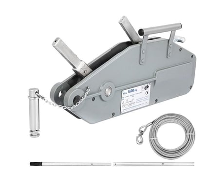 Guincho Manual Vevor 1.6 T Cabo De 20 M Liga De Alumínio Alta Resistência Autrement