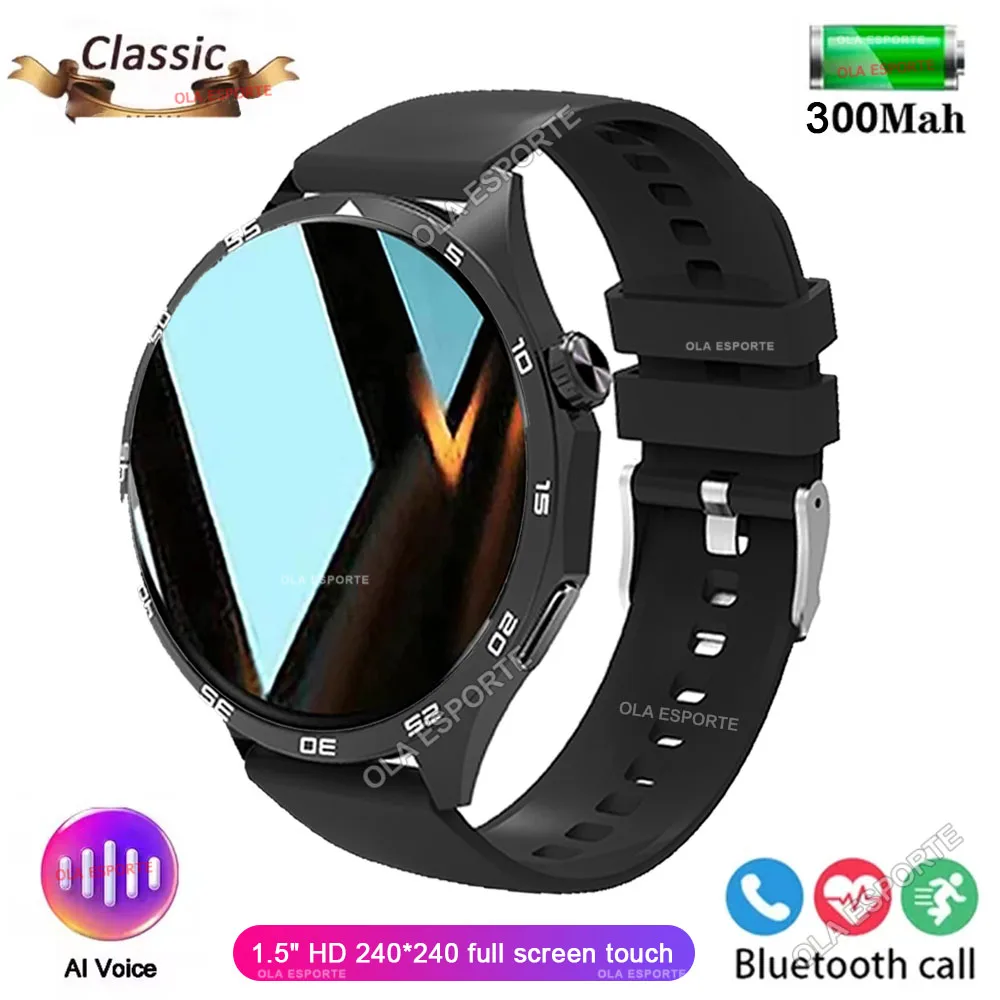 Smartwatch MDUG com Rastreamento Gps, Tela Amoled, NFC, Chamadas Bluetooth, à Prova D'água e Monitoramento do Sono