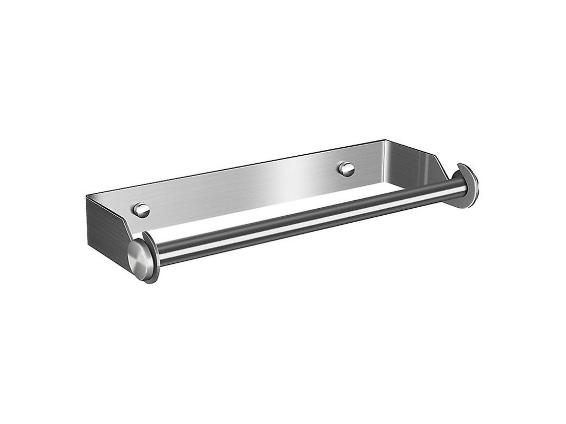 Suporte para papel toalha de cozinha em aço inoxidável 304, para montagem na parede, sem necessidade de furar, ideal para cozinha, banheiro e quarto.