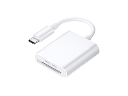 Leitor de Cartão Sd para Dispositivo com Conector de 8 Pinos Branco AQUAFORGE