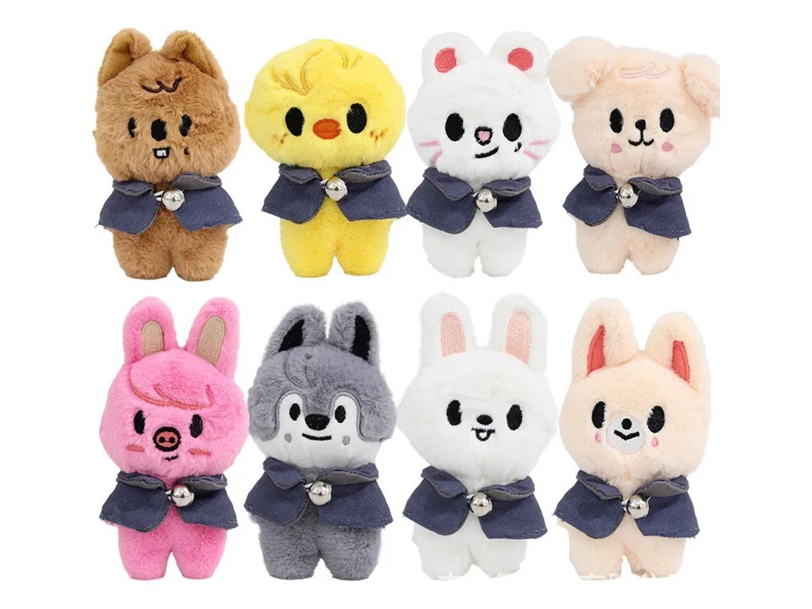 Lurelia De Boneca Mágicas Stay Stray Kids School De 12 Cm Em Porta-chaves De Peluche, 10cm, Para Mala E Chaves