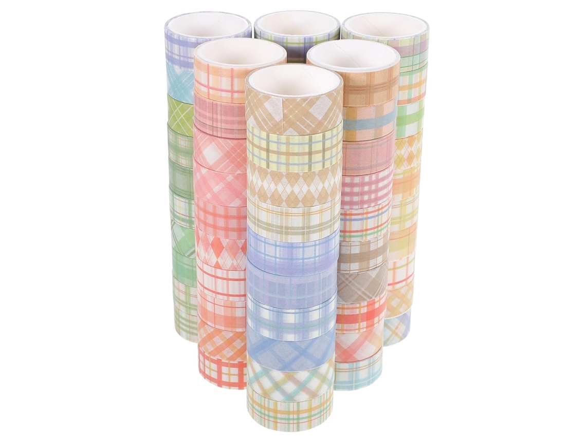 Adesivos Washi leves Merryhapy, fáceis de transportar e ideais para projetos DIY, decoração de scrapbook, 60 modelos.