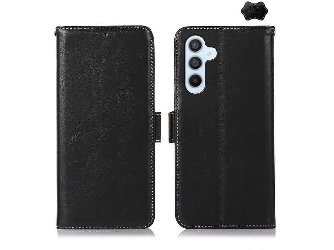 Capa Magnética Em Couro Com Textura Crazy Horse E Proteção Rfid Para Samsung Galaxy A55 5g