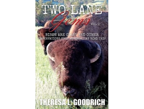Livro Two Lane Gems, Vol. 2 Bison Are Giant And Other Observations From An American Road Trip De Theresa L Goodrich (inglês)