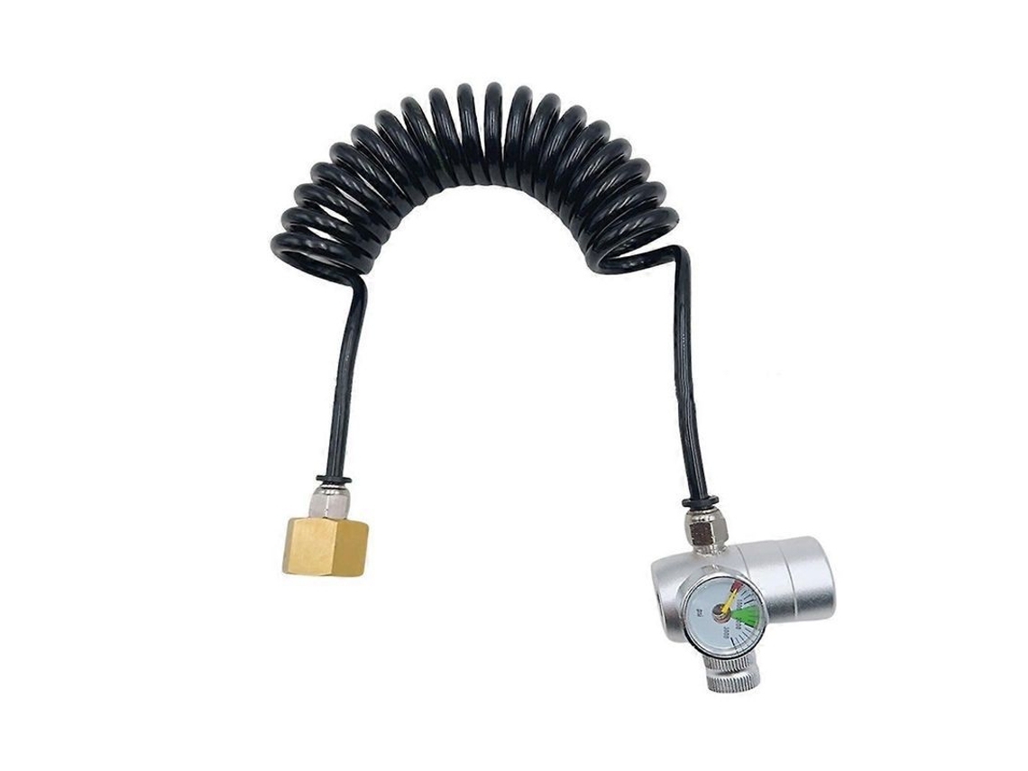 Válvula reguladora de pressão para cartucho Chantilly com mangueira e cilindro de nitrogênio de 0,95 l CHARM
