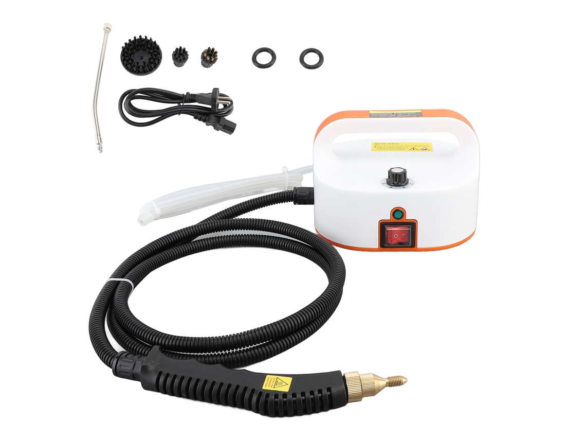 Mata poros de limpeza a vapor com detalhes para carro, cozinha e casa, 220v, cor laranja vermelha LAXISCREED