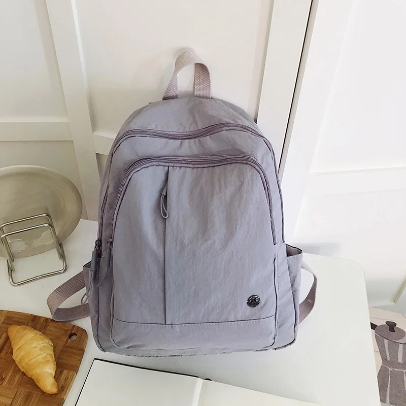 (xd001-roxo) Mochila Feminina Nova De 2026, Leve, Impermeável, Ideal Para Viagens E Para Estudantes.