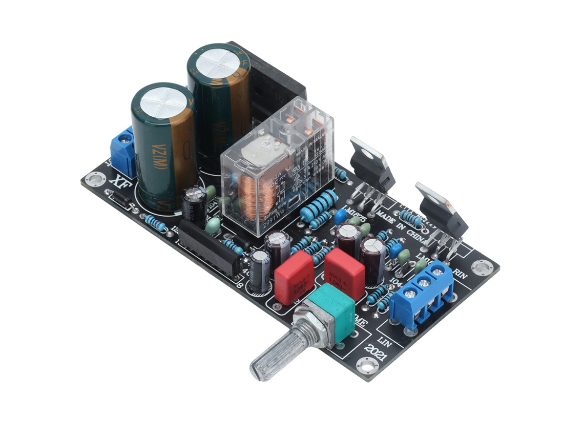 Laxiscreed Amplificador De Áudio Dual Com Controlo De Volume Para Som De Alta Qualidade