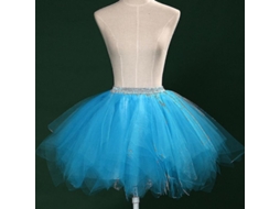 2026 falda Princesa de Malla Tule para Mulher com Cintura Elástica Corta Bailarina Tamanho M/xl/xxl