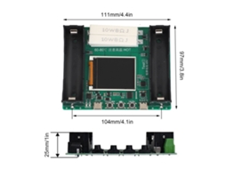 Laxiscreed Testador De Resistência Interna De Bateria Com Alta Precisão E Tela De 1.77 Polegadas