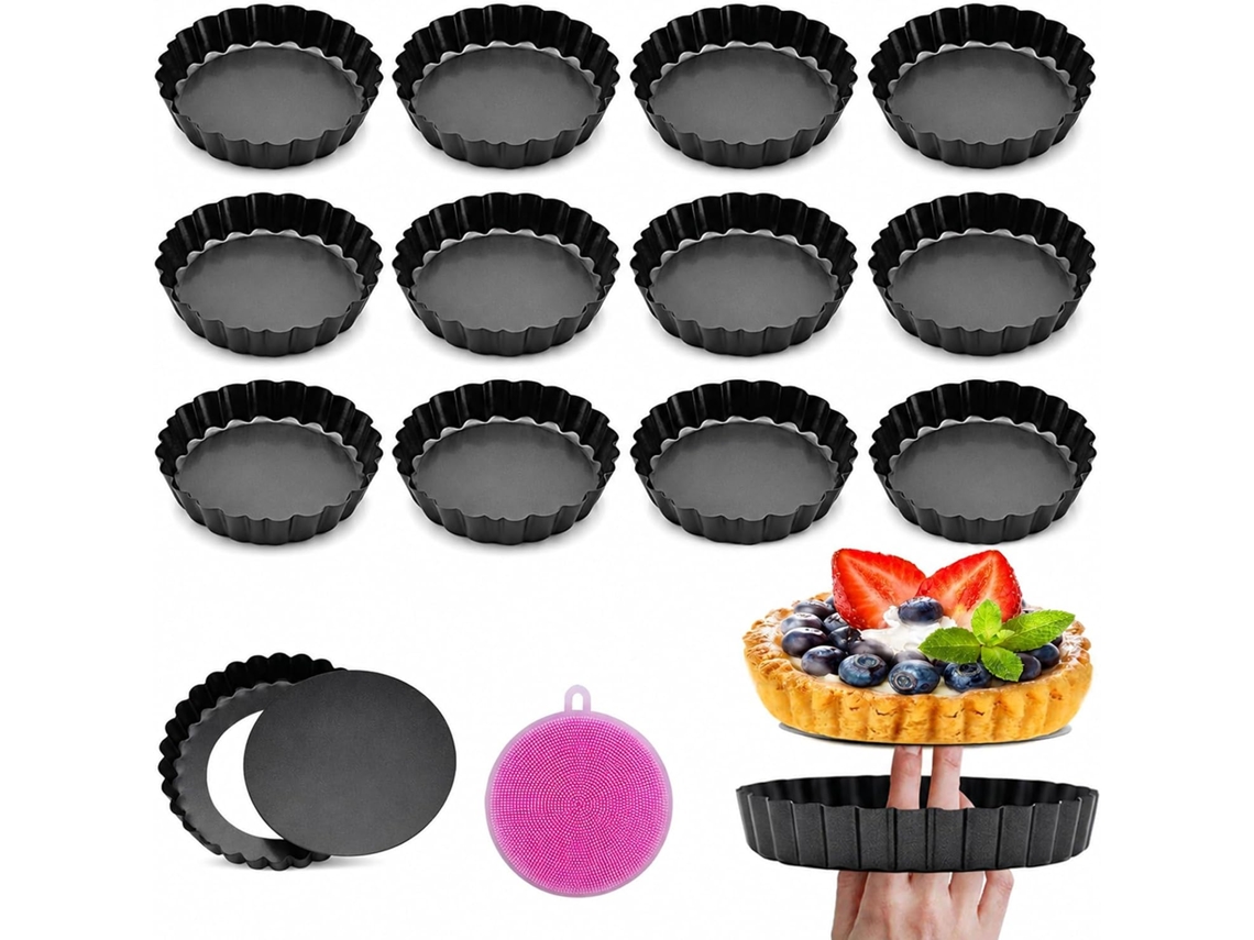 12 Formas Tarte Antiaderente