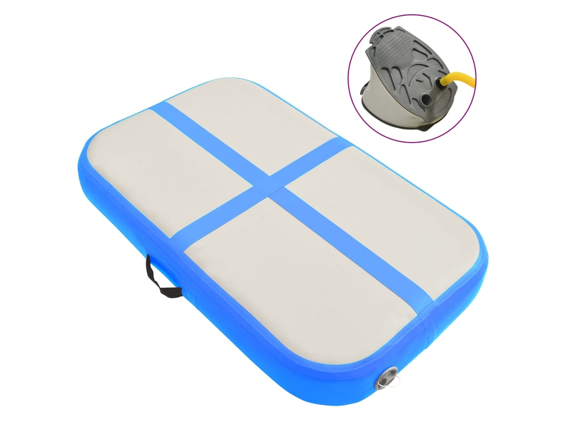 Colchão de ginástica VIDAXL Azul PVC ( 60x100x20 cm )