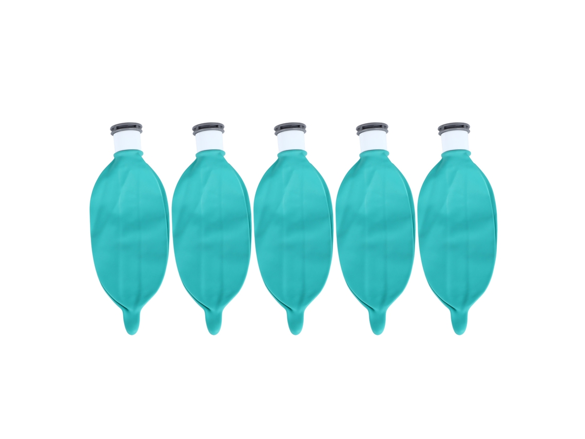 5pcs Sacos Respiratórios NBR Reutilizáveis 0.5L S/MARCA