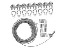 Cabo De Aço Inox, Com Vários Metros De Comprimento, Durável E Flexível Cabo De Aço Inox, Com Vários Metros De Comprimento, Gokoco