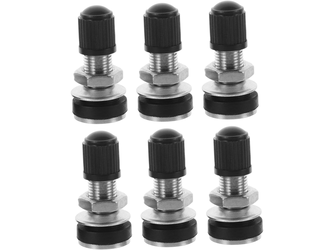 Kit Com 6 Válvulas De Cobre De 35 Mm Para Pneus De Caminhão