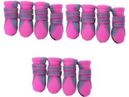 Conjunto De 3-botas Pelúcia Cachorros Filhotes