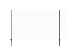 Conjunto 1 Painel De Cerca Vidaxl Verde Aço (10 X 1,4 M)