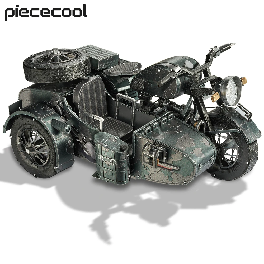 Quebra-cabeça 3d De Metal Para Montar Motocicleta - Kit De Brinquedo Faça Você Mesmo