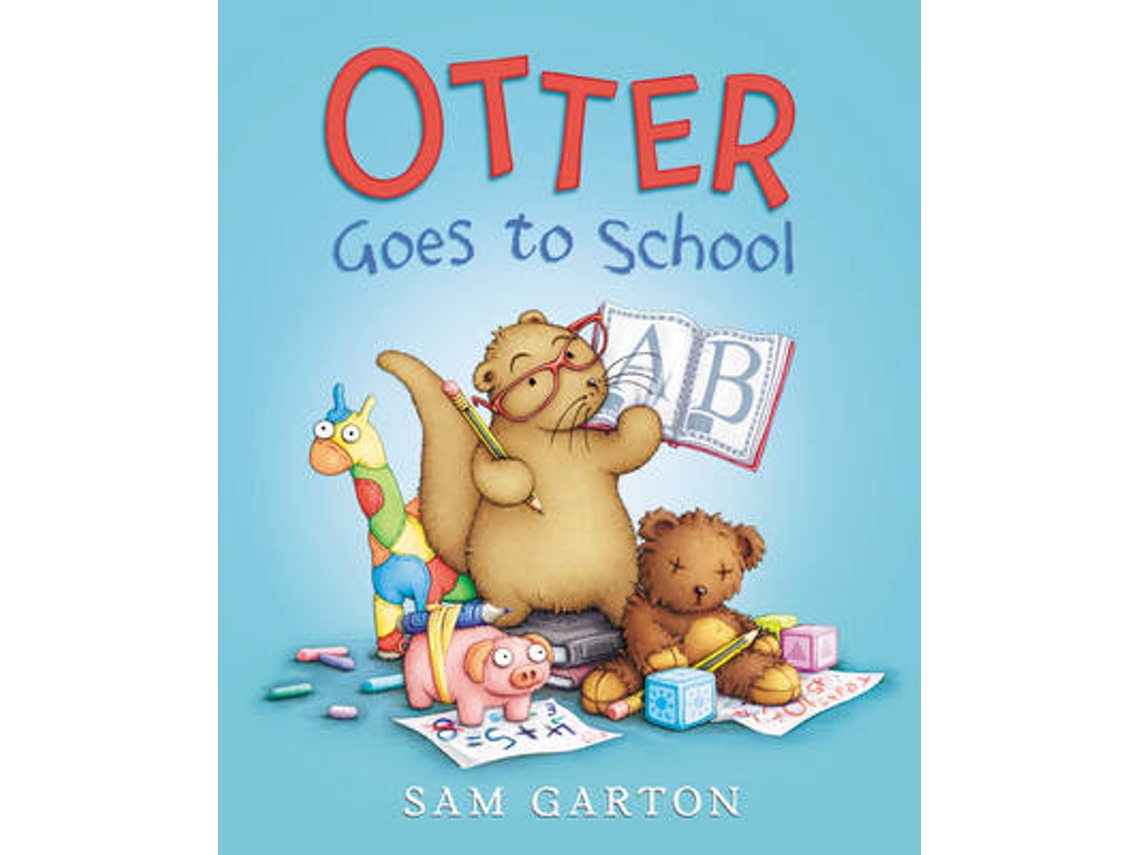 Livro otter goes to school de sam garton (inglês)