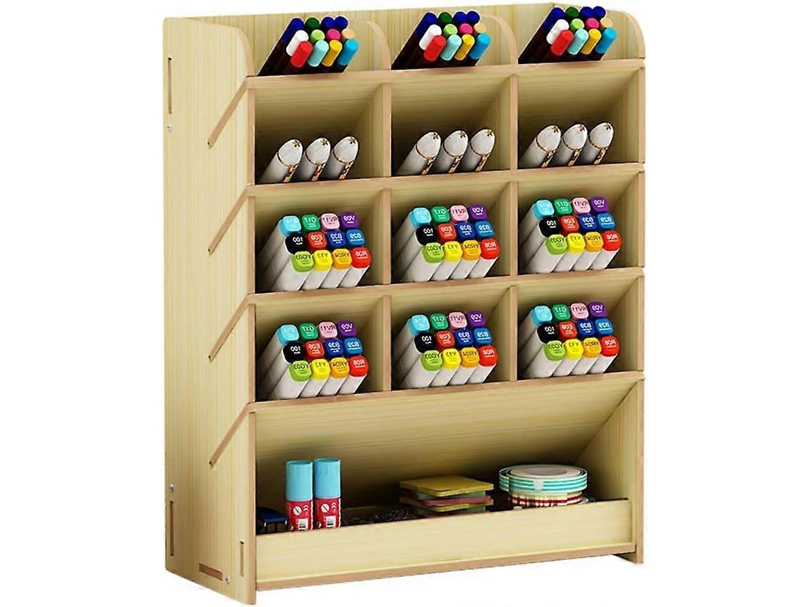 Porta, Canetas, Organizador de Mesa Multifuncional para Materiais Escolares, de Escritório e Arte BRILVIBERA