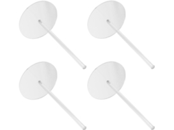 Organizador Estável De 4 Peças Para Fitas, Design Em Acrílico, Fácil De Montar E Ideal Para Embrulhar Presentes Guardar