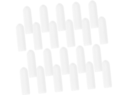 Conjunto De 100 Protetores De Pinos Para Grade De Lava Louças, Na Cor Branca, Para Proteção Contra Poeira E Arranhões Conjunto De 100 P Gokoco