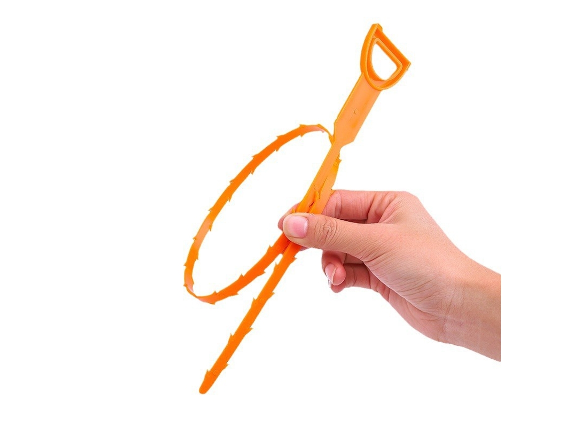 Limpador de Ralos Eficaz para Pias e Ralos de Cabelo 52Cm 1 Pack