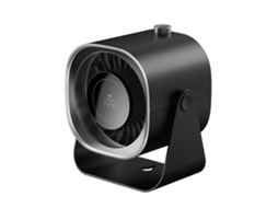 Ventilador de mesa portátil, silencioso, 5000mAh, inclinação ajustável 220°, visor digital