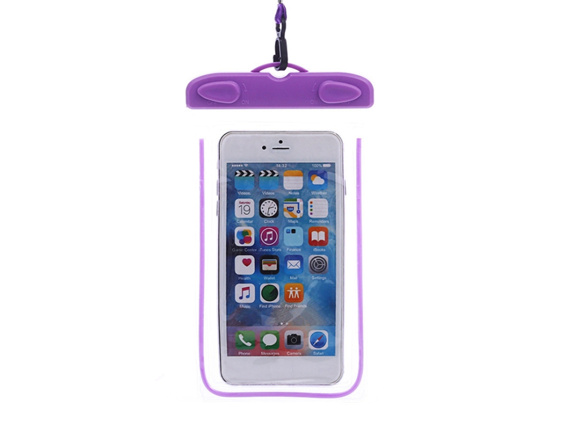 Saco à Prova D'água para Telefone Roxo EOOCOO