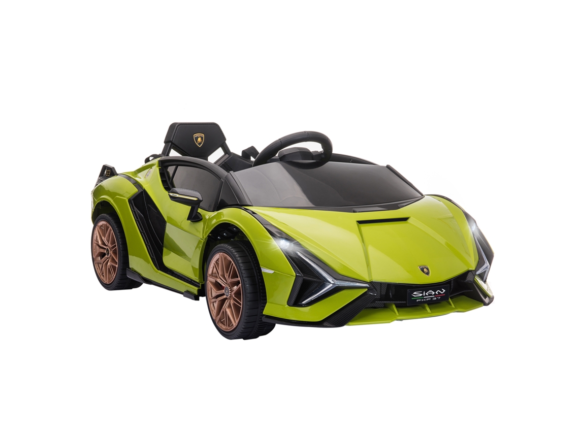 Carro Elétrico para Crianças PP, Metal cor Verde 108x62x40 cm HOMCOM