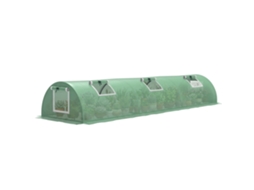 Estufa túnel 3x2x2 m, portas, janelas, DECORALAR TECH