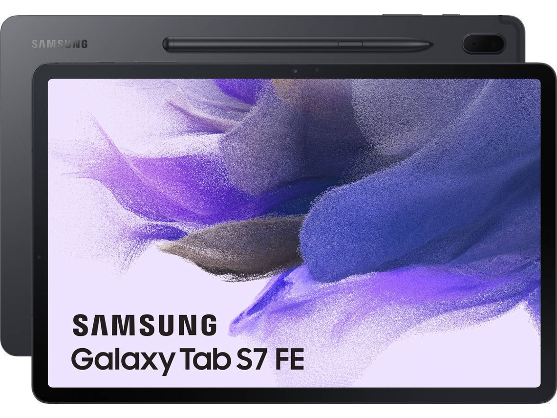 Tablet SAMSUNG Galaxy Tab S7 FE (Outlet Grade A -12.4'' - 64 GB - 4 GB RAM - Wi-Fi - Preto)