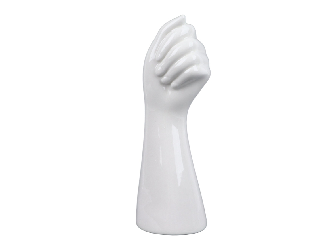 Vaso de cerâmica Baok em formato de corpo humano para decoração de sala de estar - Vaso criativo