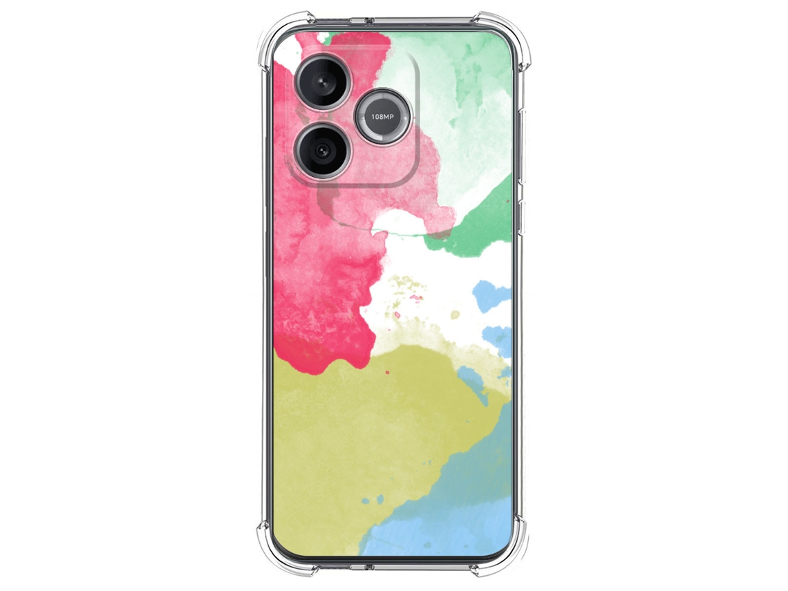 Capa Tumundosmartphone De Silicone Resistente A Impactos Para Honor 600 Lite 5g Com Estampa Em Aquarela 2 Desenhos