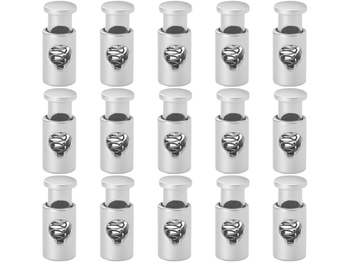 Clips Para Espetos De Churrasco Clispeed, 15 Unidades, Antiderrapantes, Em Liga De Alumínio, Instalação Rápida, Ideais