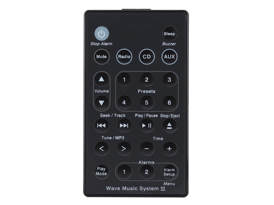 Mando a Distancia Multifuncional de Repuesto para Sistema de Música Con Radio Cd B7 Wave