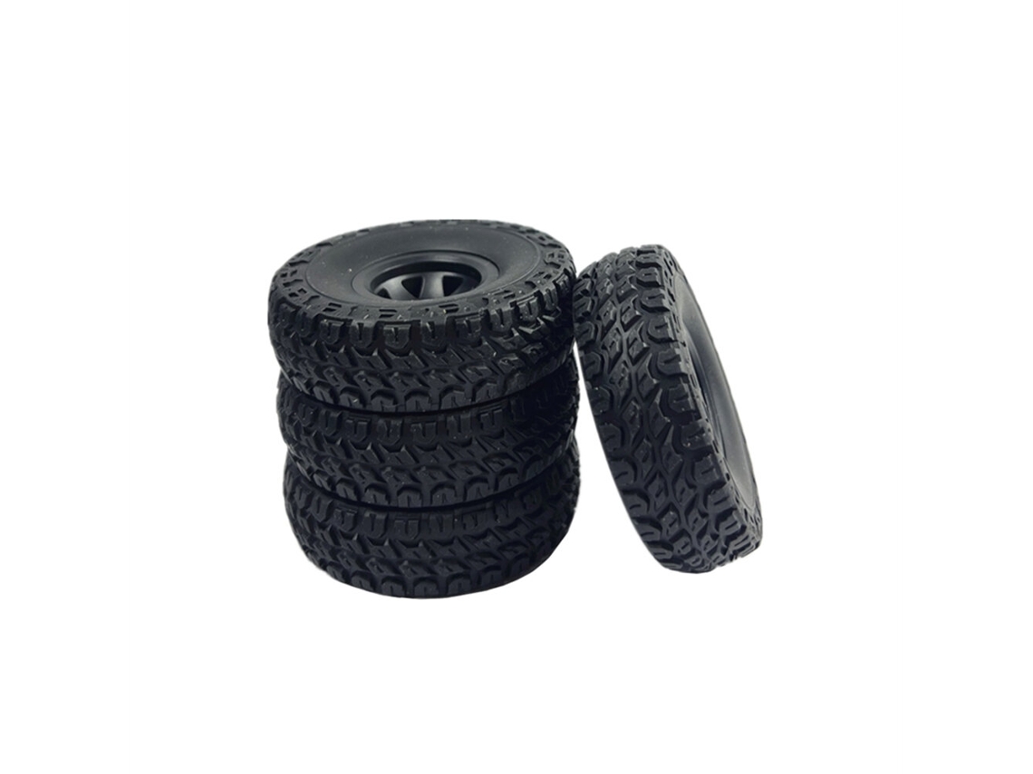Conjunto 4 Peças Ldrc 18499 1/18 Preto Carro Rc Rock Crawler, Peças Originais, Pneus e Rodas, Acessórios Substituição Veículos e Modelos. MDUG